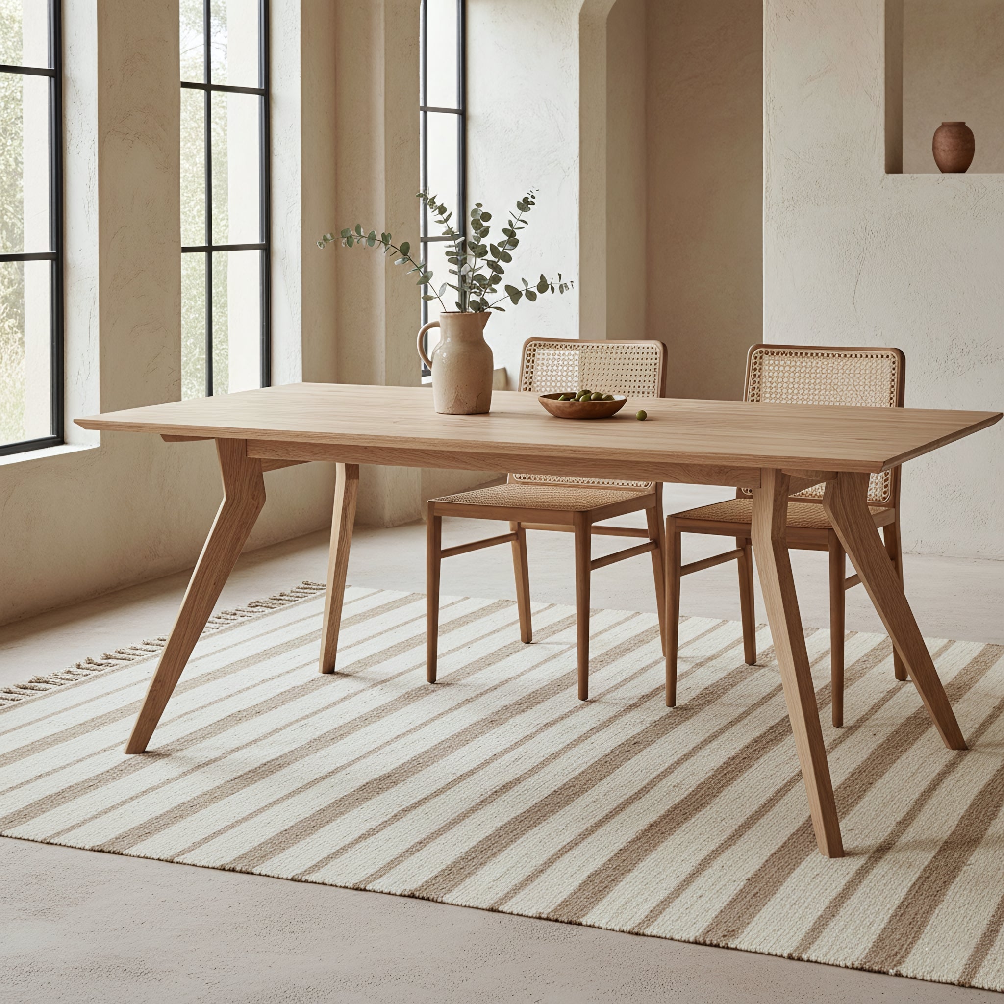 Raw Materials Studio Teakhouten Eettafel - 200x100cm