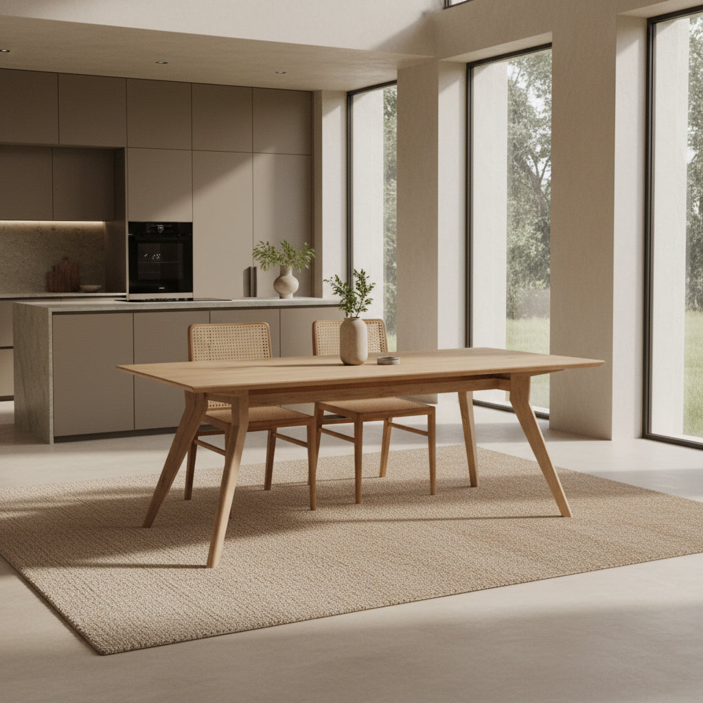 Raw Materials Eettafel Studio 240x100cm Teakhout