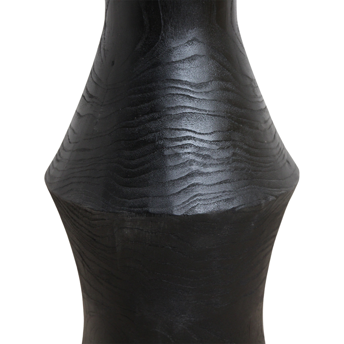 Raw Materials Bijzettafel Nero Twilight Rond 50cm Teakhout Zwart