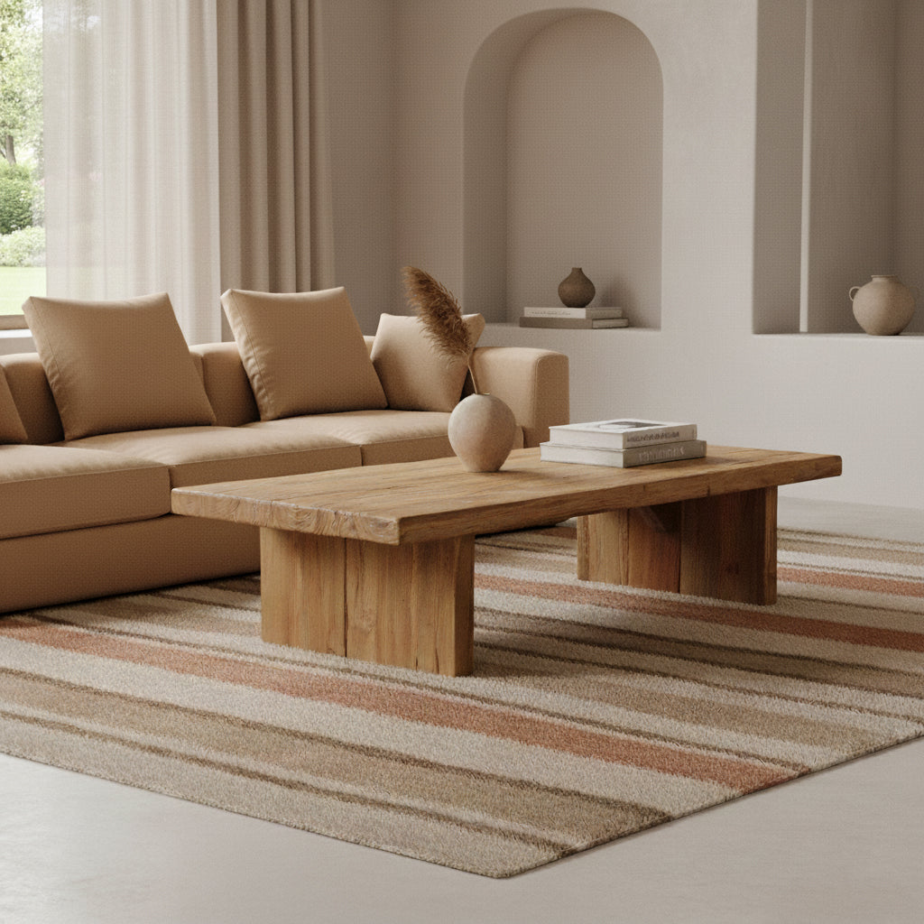 Raw Materials FSC-gerecyclede Teakhouten Salontafel 140x60cm