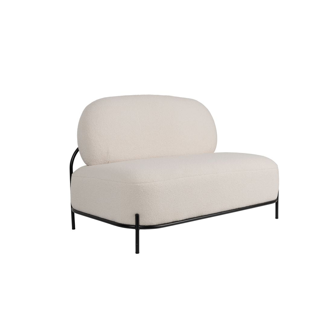 White Label Living 2-zits Polly Teddy Wit - KwaliteitWonen.nl