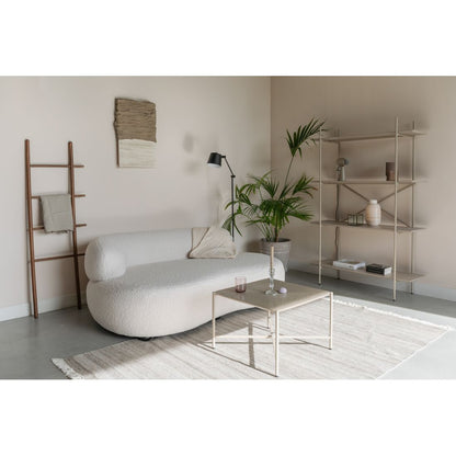 White Label Living 2.5-zits Bank Noxx Teddy Wit - KwaliteitWonen.nl