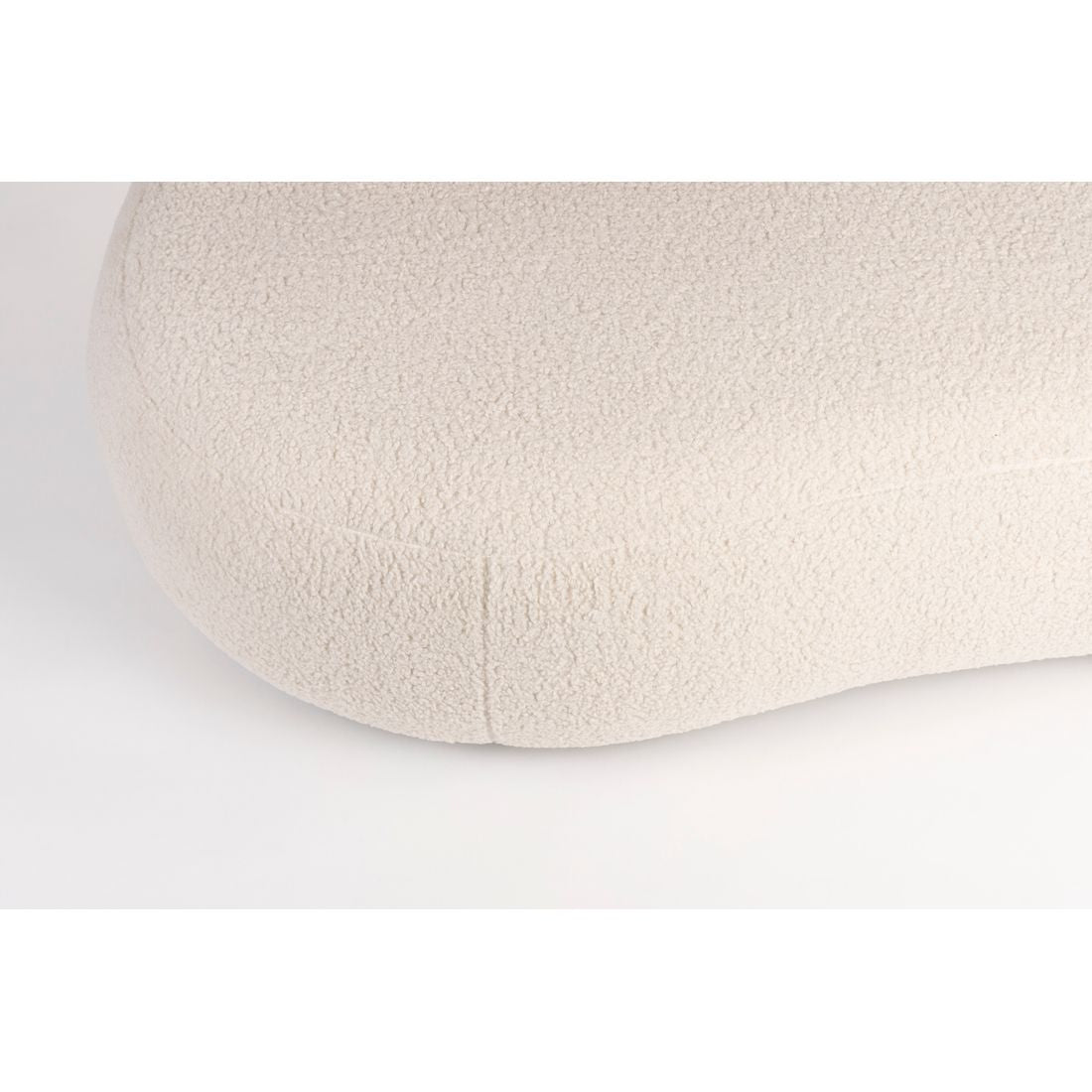 White Label Living 2.5-zits Bank Noxx Teddy Wit - KwaliteitWonen.nl