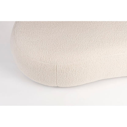 White Label Living 2.5-zits Bank Noxx Teddy Wit - KwaliteitWonen.nl