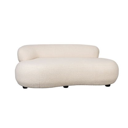 White Label Living 2.5-zits Bank Noxx Teddy Wit - KwaliteitWonen.nl