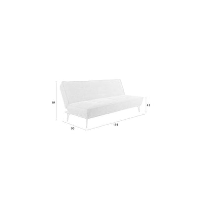 White Label Living 3-zits Slaapbank Cielke Beige - KwaliteitWonen.nl