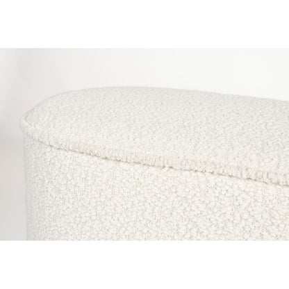 White Label Living Bankje Marcos Wit - KwaliteitWonen.nl