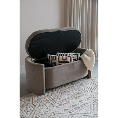 White Label Living Bankje Miro Beige - KwaliteitWonen.nl