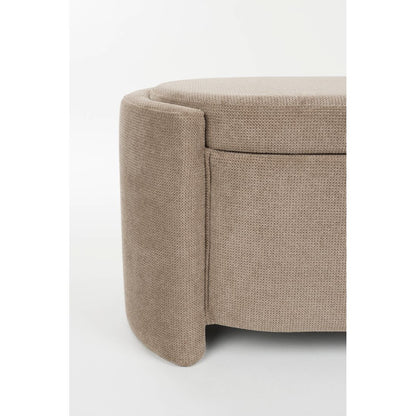 White Label Living Bankje Miro Beige - KwaliteitWonen.nl