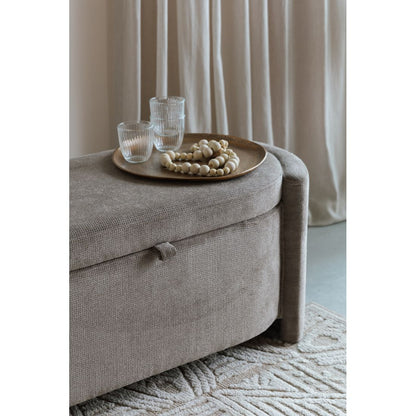 White Label Living Bankje Miro Beige - KwaliteitWonen.nl