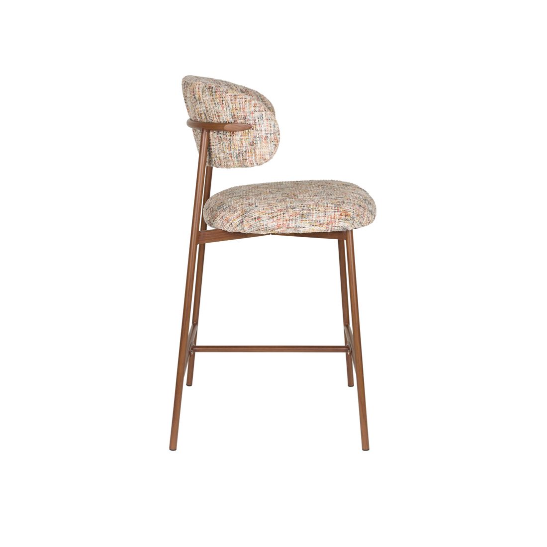 White Label Living Barkruk Claes Multicolour - KwaliteitWonen.nl