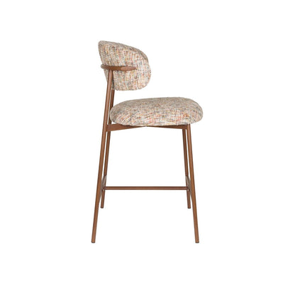 White Label Living Barkruk Claes Multicolour - KwaliteitWonen.nl