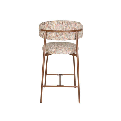 White Label Living Barkruk Claes Multicolour - KwaliteitWonen.nl