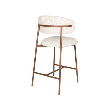 White Label Living Barkruk Claes Off-White - KwaliteitWonen.nl