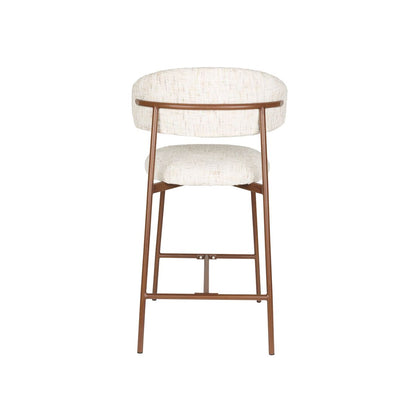 White Label Living Barkruk Claes Off-White - KwaliteitWonen.nl