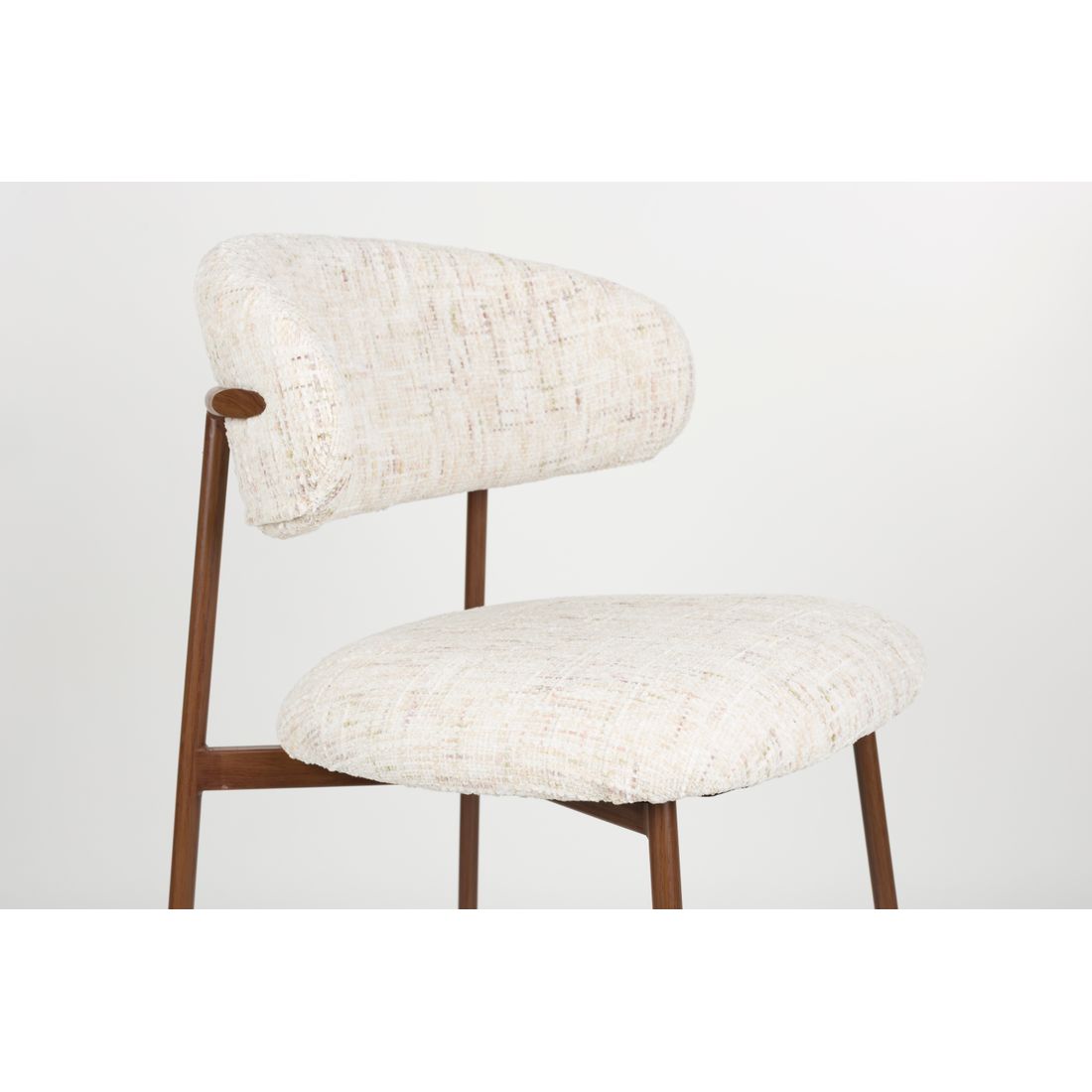 White Label Living Barkruk Claes Off-White - KwaliteitWonen.nl