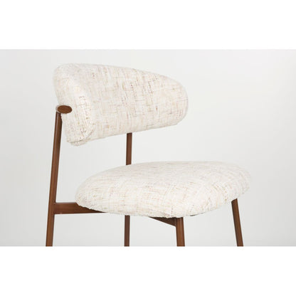 White Label Living Barkruk Claes Off-White - KwaliteitWonen.nl