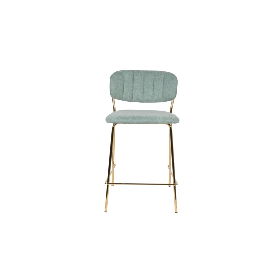 White Label Living Barkruk Jolien Goud Groen - KwaliteitWonen.nl