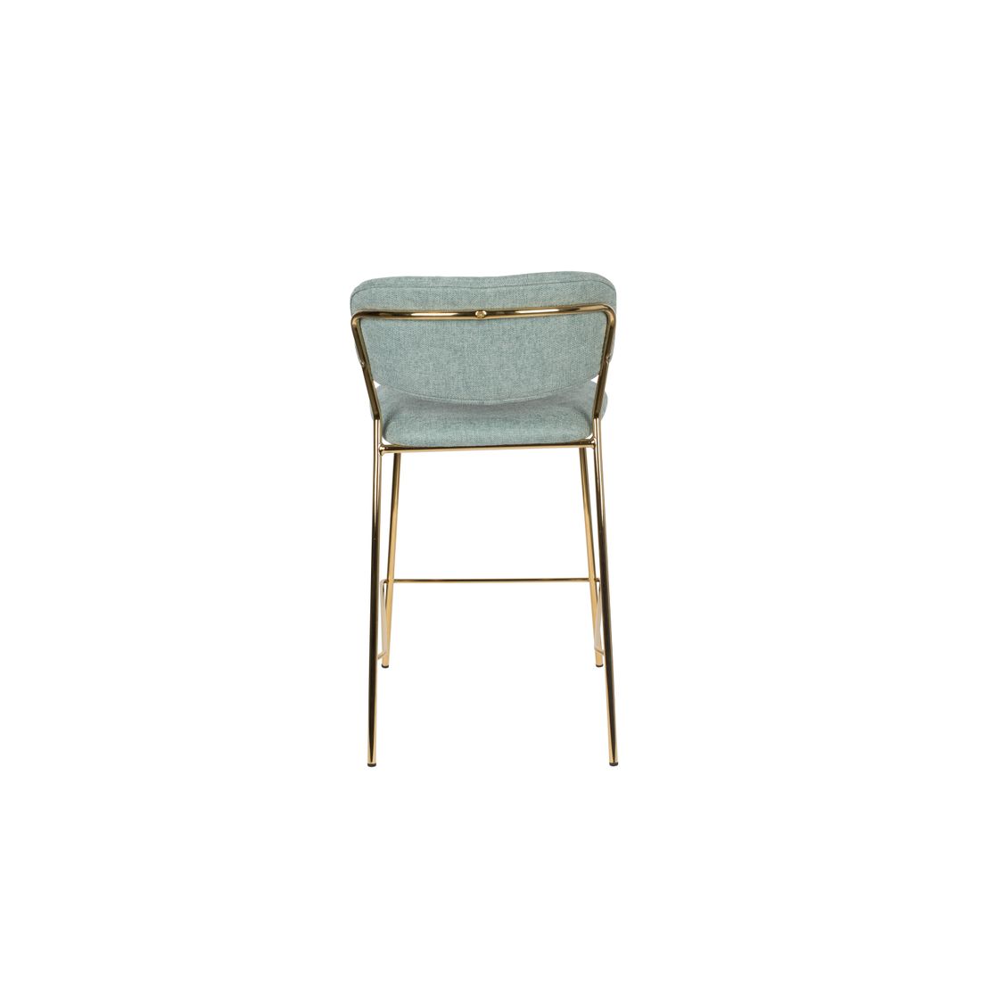 White Label Living Barkruk Jolien Goud Groen - KwaliteitWonen.nl