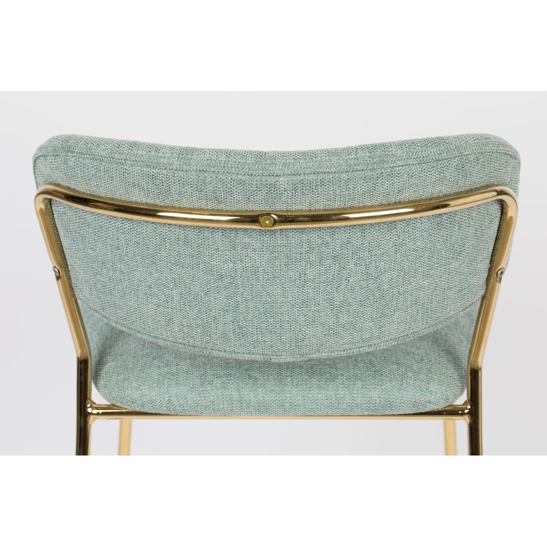 White Label Living Barkruk Jolien Goud Groen - KwaliteitWonen.nl