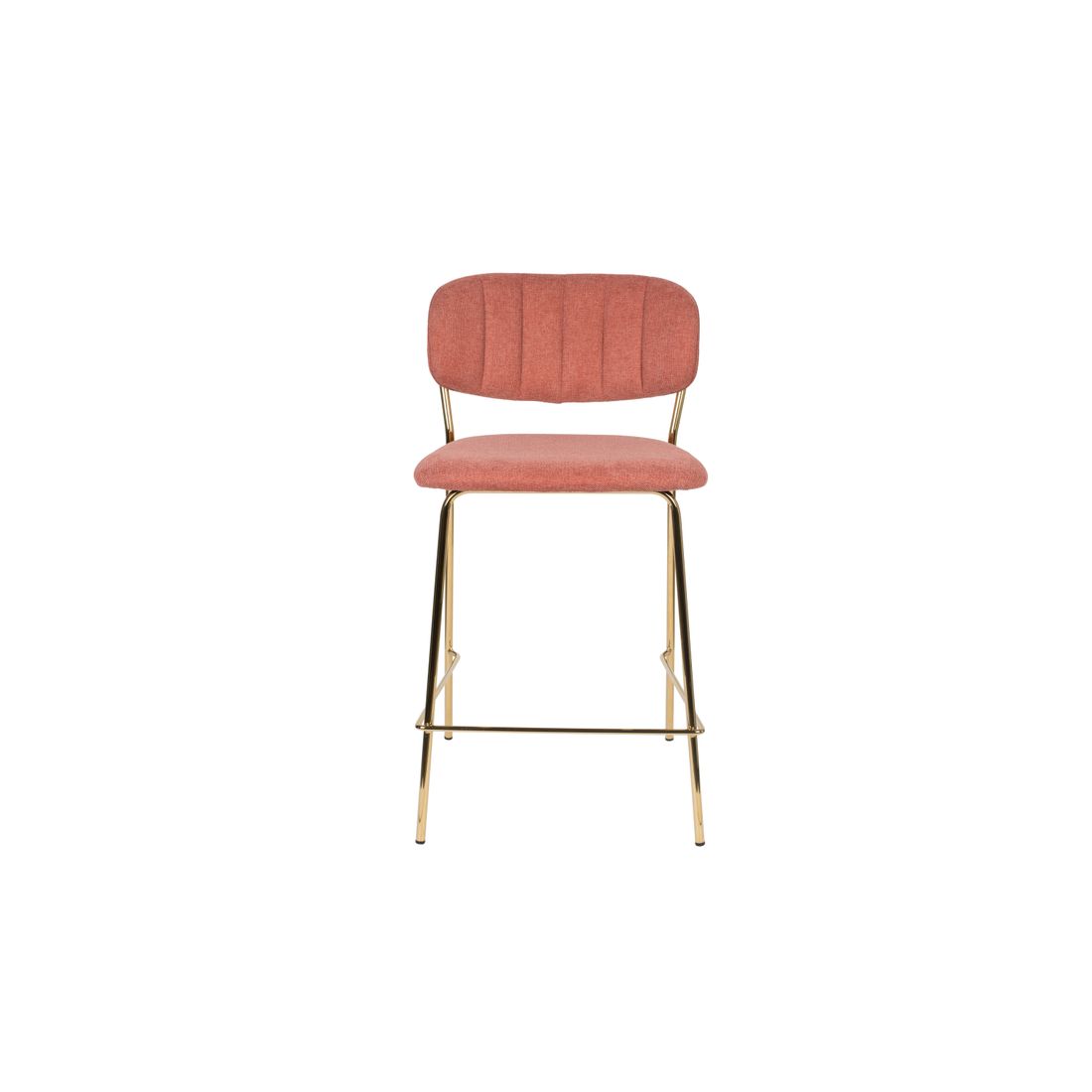 White Label Living Barkruk Jolien Goud Roze - KwaliteitWonen.nl
