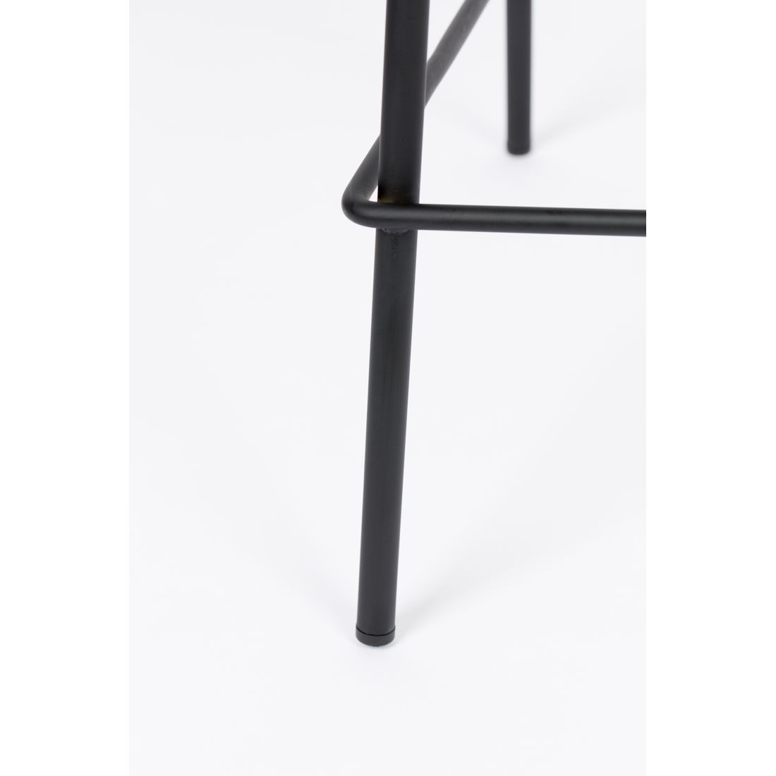 White Label Living Barkruk Jolien Zwart Grijs - KwaliteitWonen.nl