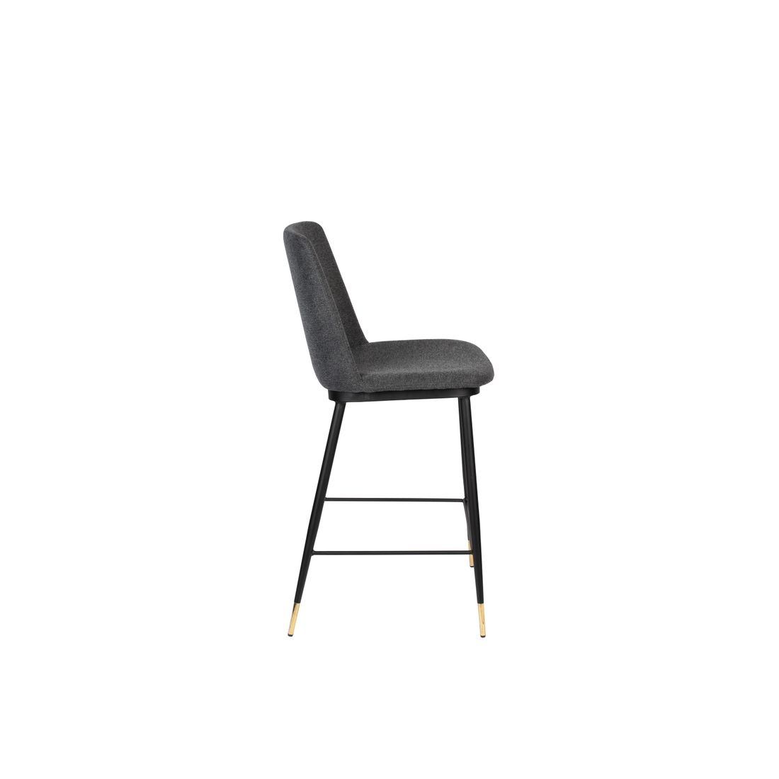 White Label Living Barkruk Lionel Donkergrijs - KwaliteitWonen.nl