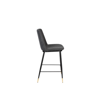 White Label Living Barkruk Lionel Donkergrijs - KwaliteitWonen.nl