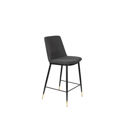 White Label Living Barkruk Lionel Donkergrijs - KwaliteitWonen.nl