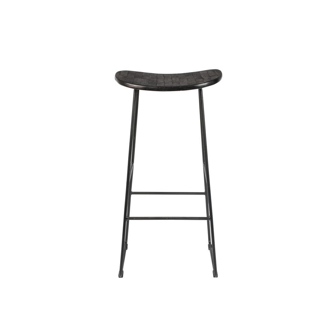 White Label Living Barkruk Tangle Zwart - KwaliteitWonen.nl