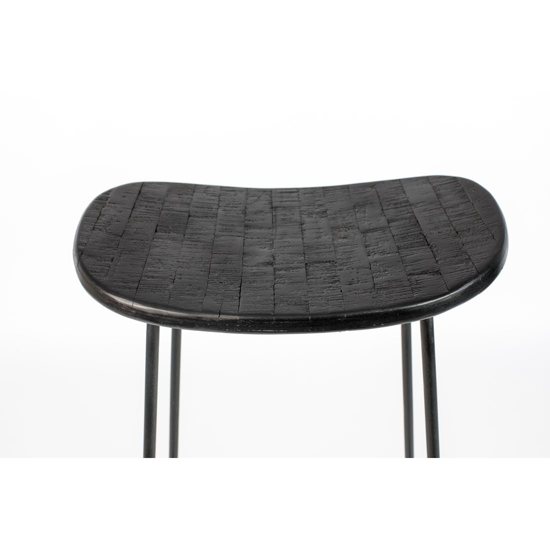 White Label Living Barkruk Tangle Zwart - KwaliteitWonen.nl