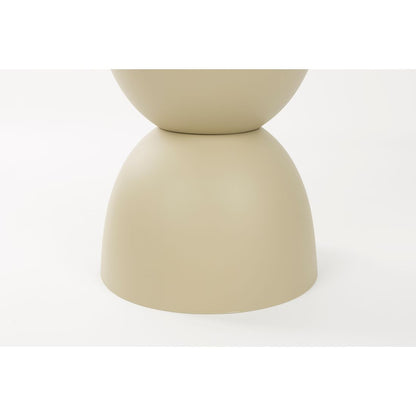 White Label Living Bijzettafel Buiten Mara Beige - KwaliteitWonen.nl
