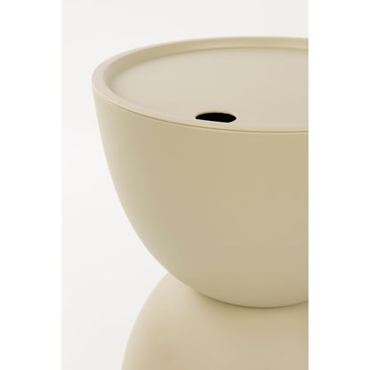 White Label Living Bijzettafel Buiten Mara Beige - KwaliteitWonen.nl