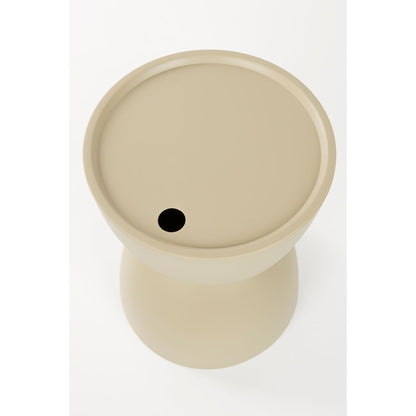 White Label Living Bijzettafel Buiten Mara Beige - KwaliteitWonen.nl