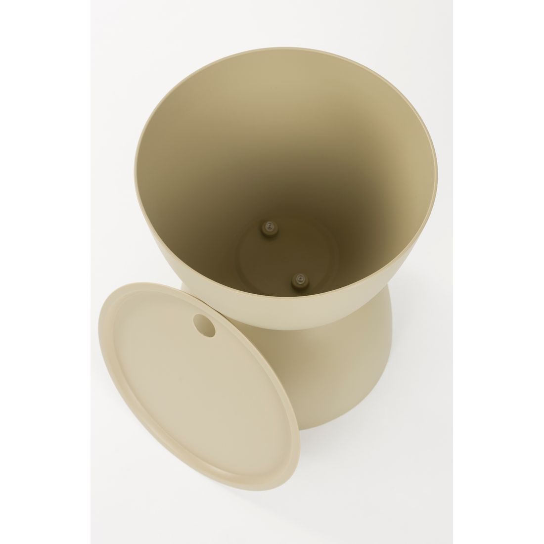 White Label Living Bijzettafel Buiten Mara Beige - KwaliteitWonen.nl