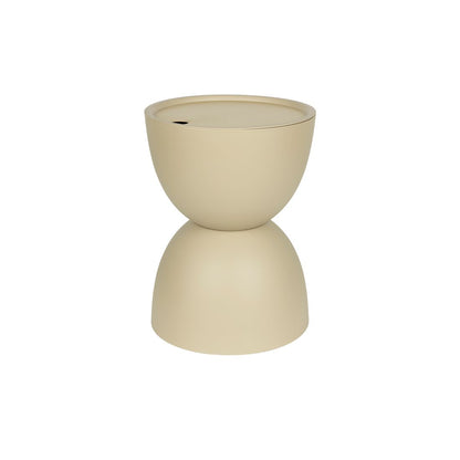White Label Living Bijzettafel Buiten Mara Beige - KwaliteitWonen.nl