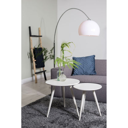 White Label Living Bijzettafel Daven Wit (Set van 2) - KwaliteitWonen.nl