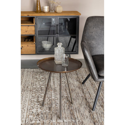 White Label Living Bijzettafel Frost Koper - KwaliteitWonen.nl