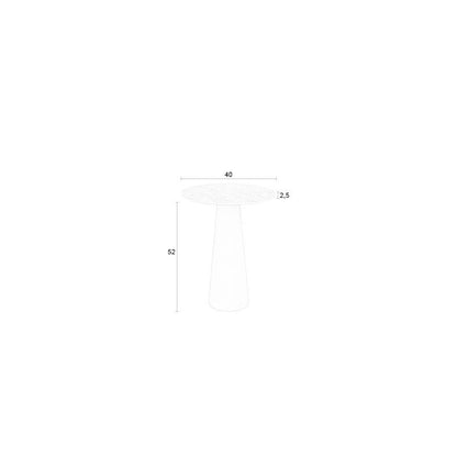 White Label Living Bijzettafel Joya Laag - KwaliteitWonen.nl
