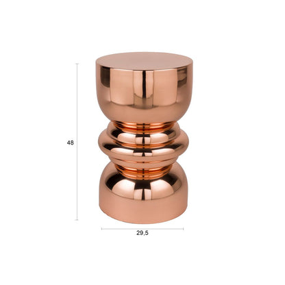 White Label Living Bijzettafel Kinga Copper - KwaliteitWonen.nl