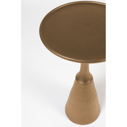 White Label Living Bijzettafel Noah Antiek Messing - KwaliteitWonen.nl