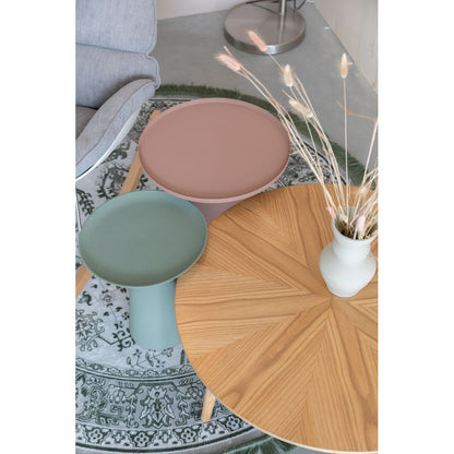 White Label Living Bijzettafel Ringar Roze L - KwaliteitWonen.nl