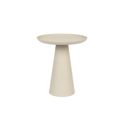 White Label Living Bijzettafel Ringar Wit Beige L - KwaliteitWonen.nl