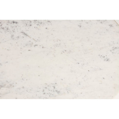 White Label Living Bijzettafel Tanda Marmer Wit - KwaliteitWonen.nl