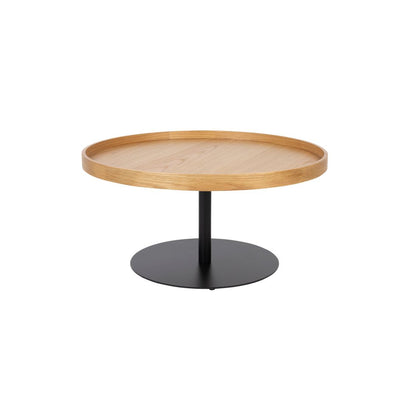 White Label Living Bijzettafel Yuri Naturel Eiken L - KwaliteitWonen.nl
