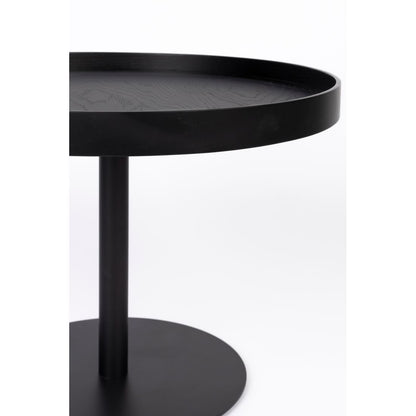 White Label Living Bijzettafel Yuri Zwart M - KwaliteitWonen.nl