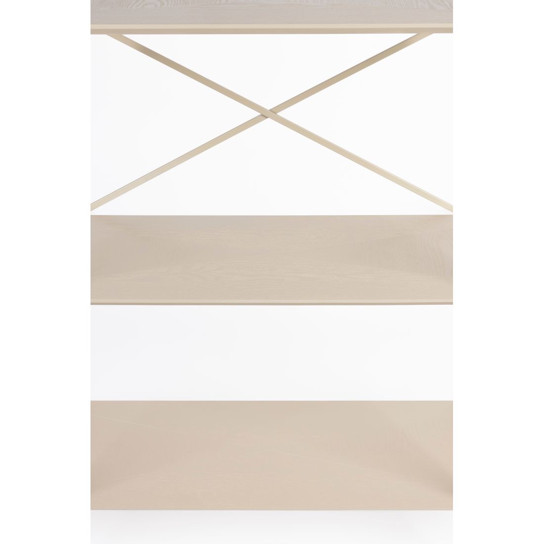 White Label Living Boekenkast Marcio Beige - KwaliteitWonen.nl