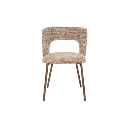 White Label Living Chair Chelsea Brown - KwaliteitWonen.nl