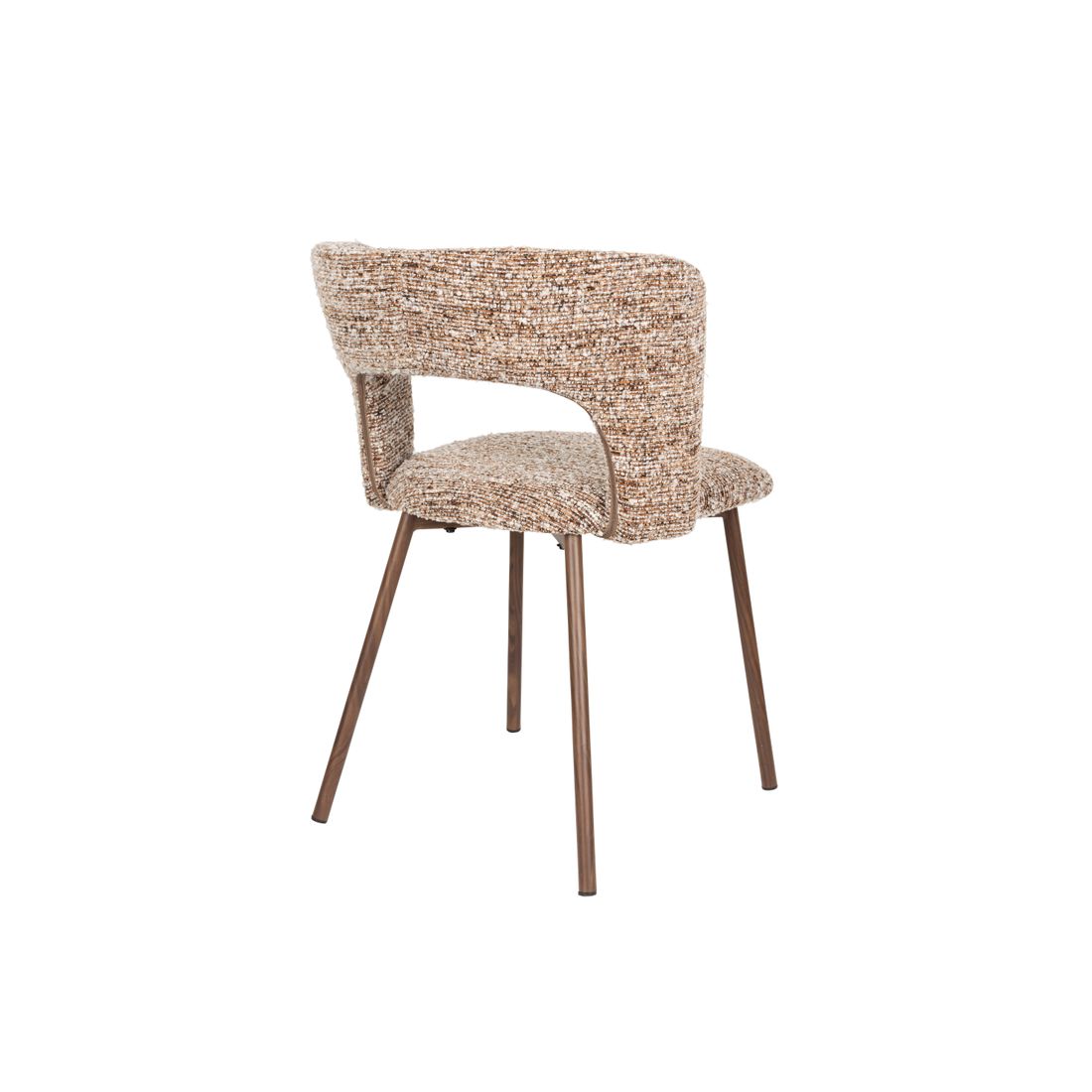 White Label Living Chair Chelsea Brown - KwaliteitWonen.nl