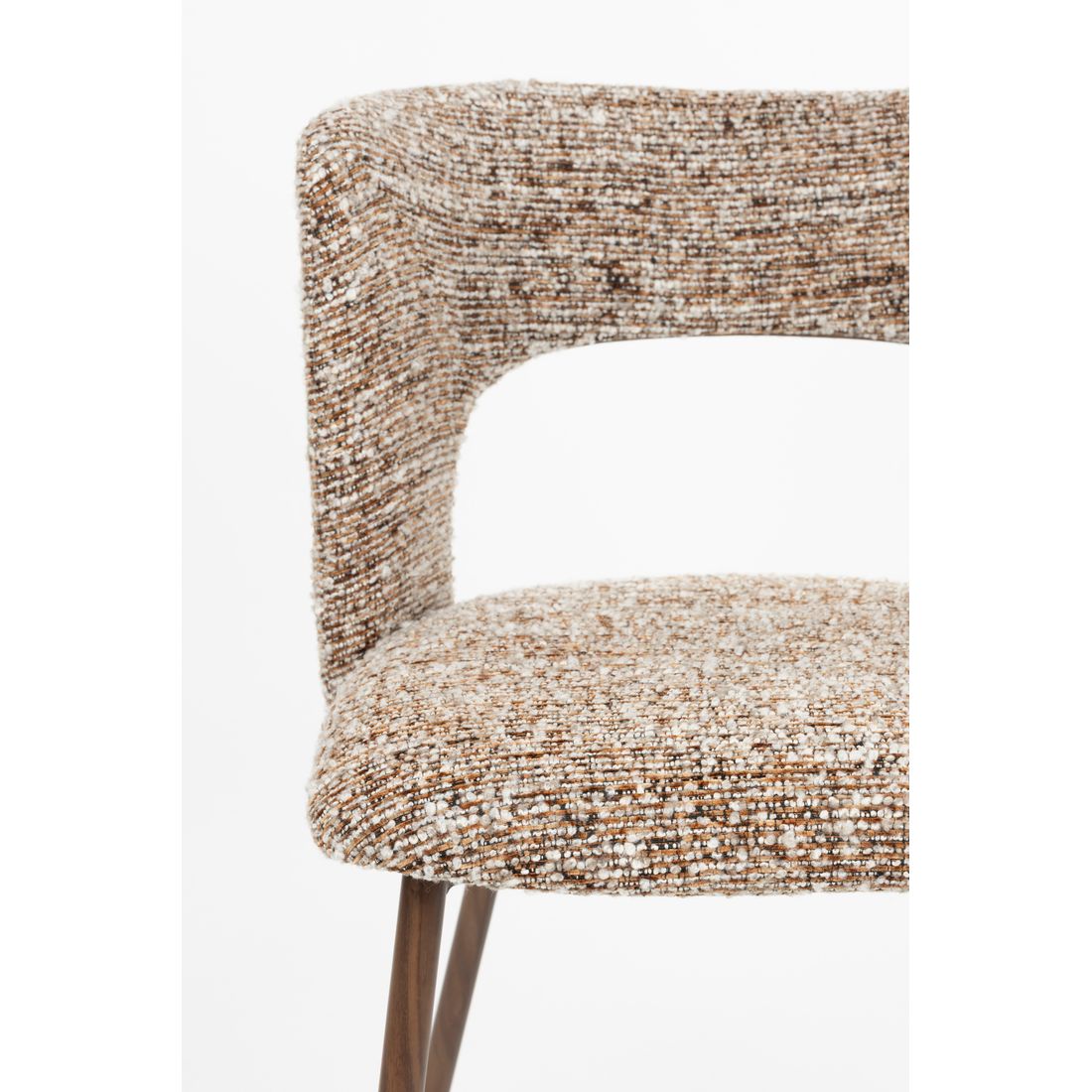 White Label Living Chair Chelsea Brown - KwaliteitWonen.nl